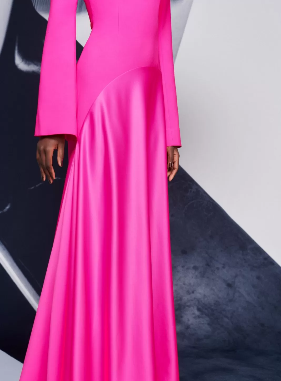 Solace London Dresses^The Storm Maxi Dress In Hot Pink