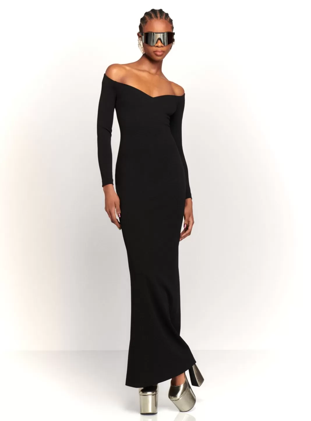 Solace London Dresses^The Tara Maxi Dress In Black