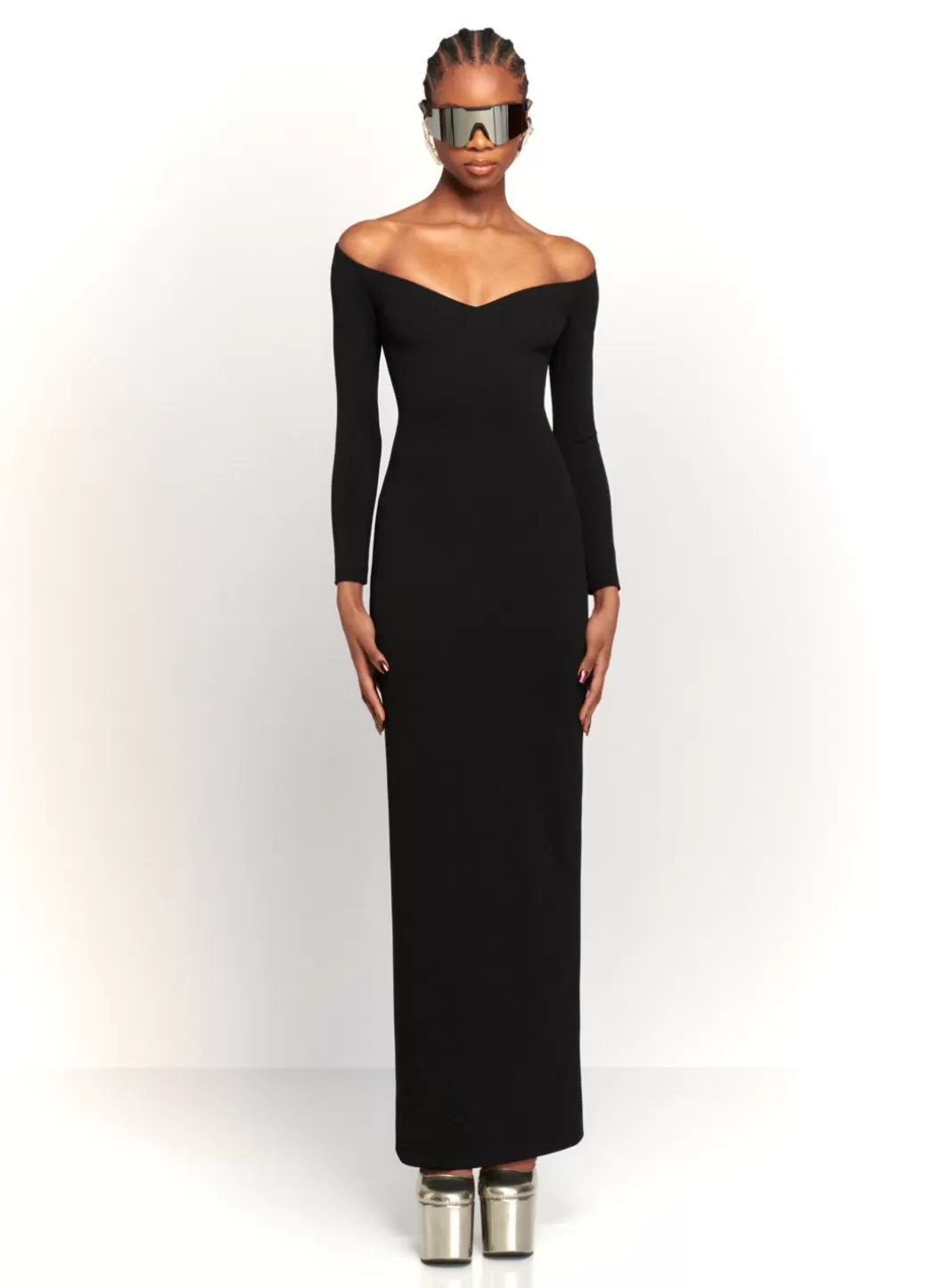 Solace London Dresses^The Tara Maxi Dress In Black