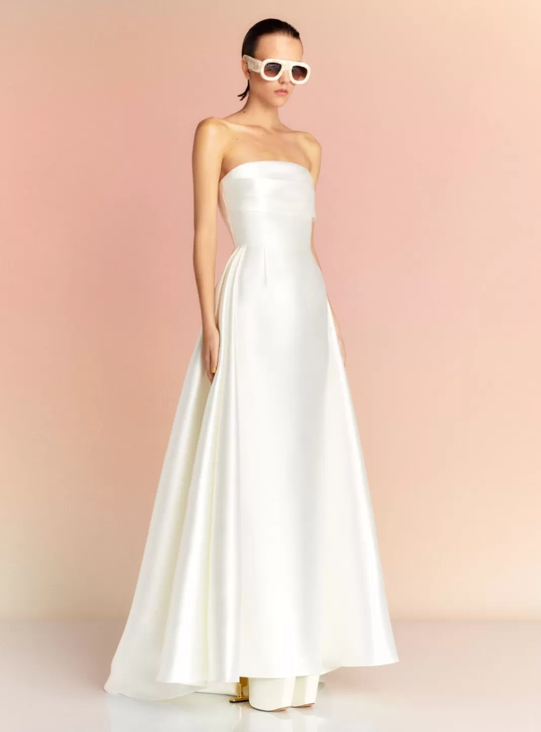 Solace London Bridal^The Tiffany Maxi Dress In Cream