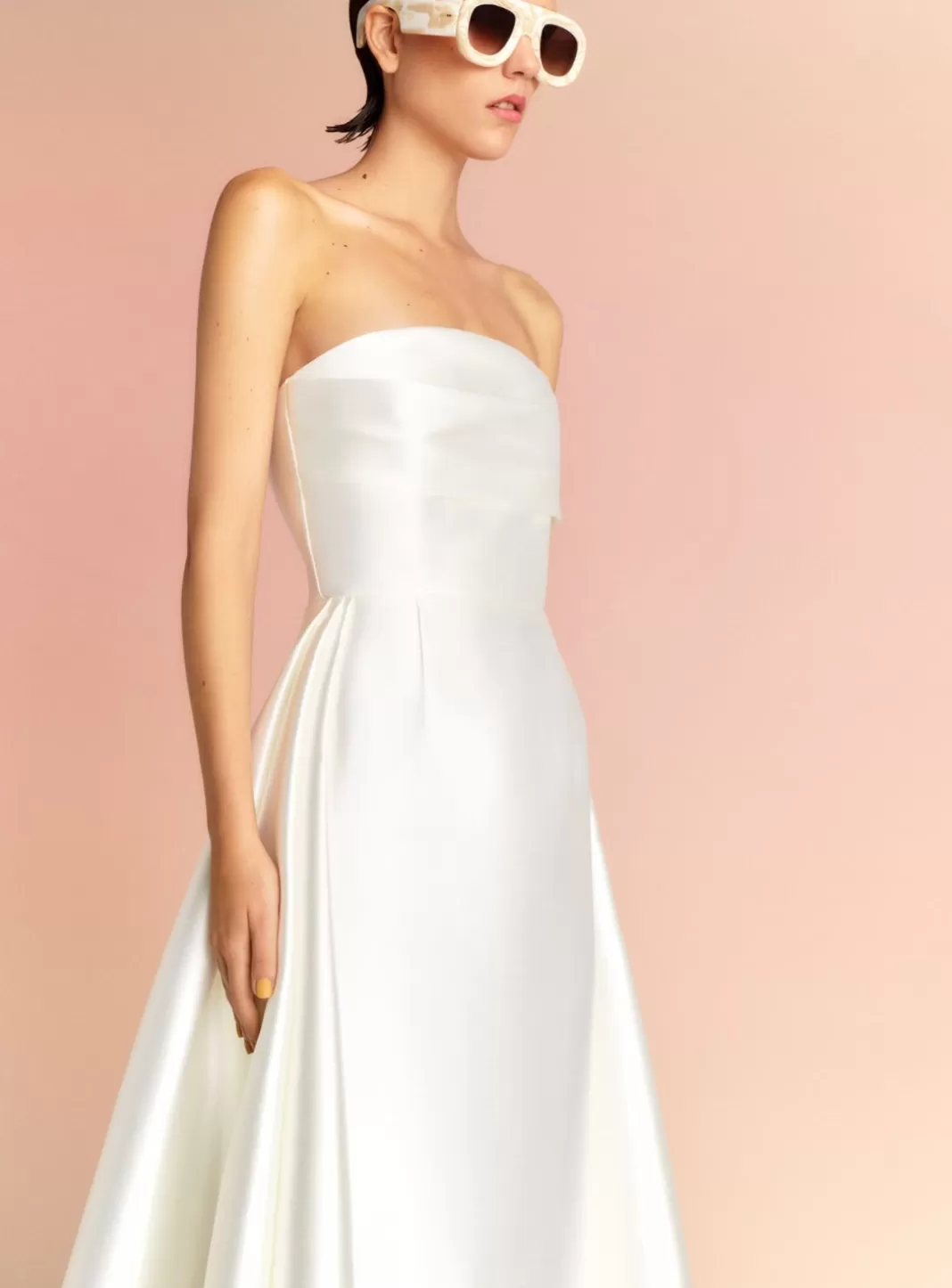 Solace London Bridal^The Tiffany Maxi Dress In Cream