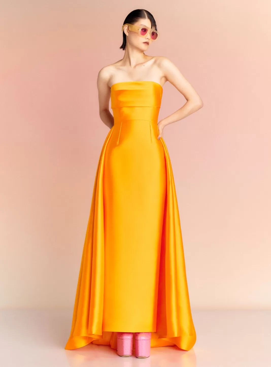 Solace London Dresses^The Tiffany Maxi Dress In Mustard