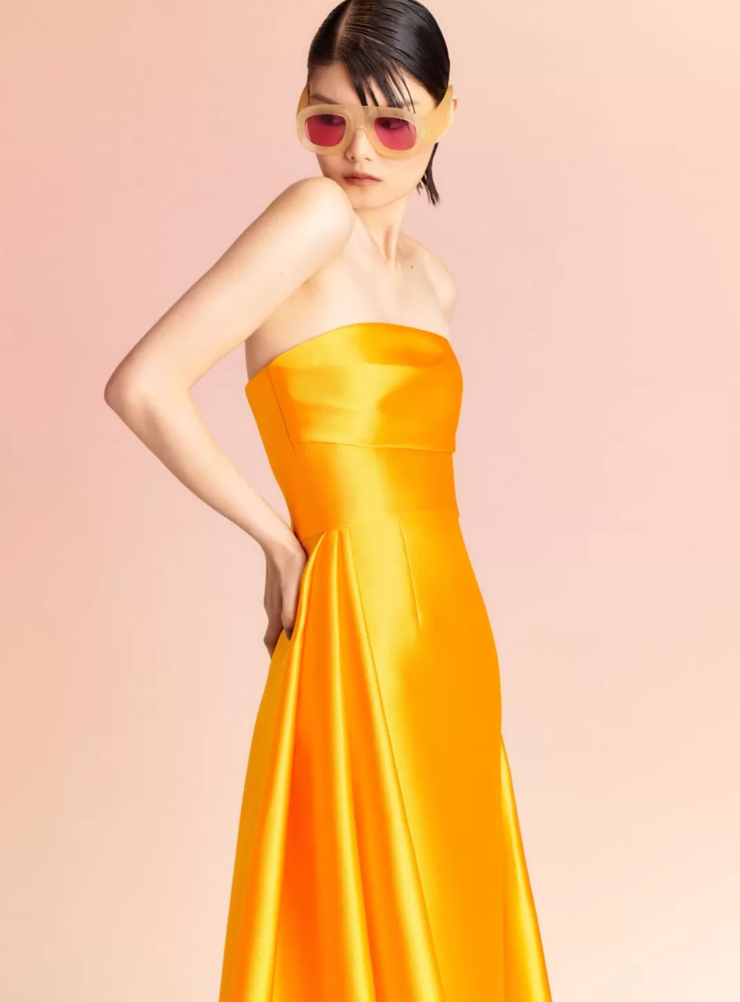 Solace London Dresses^The Tiffany Maxi Dress In Mustard