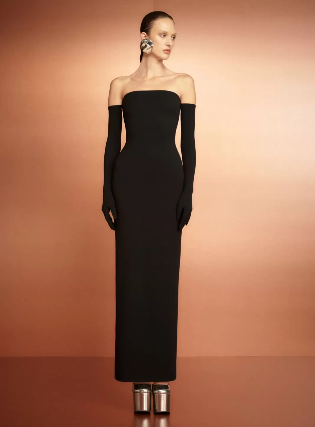 Solace London Dresses^The Tullia Maxi Dress In Black