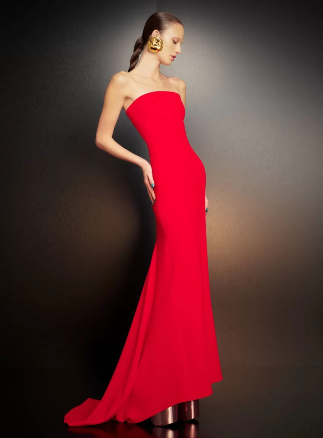 Solace London Dresses^The Willa Maxi Dress In Red