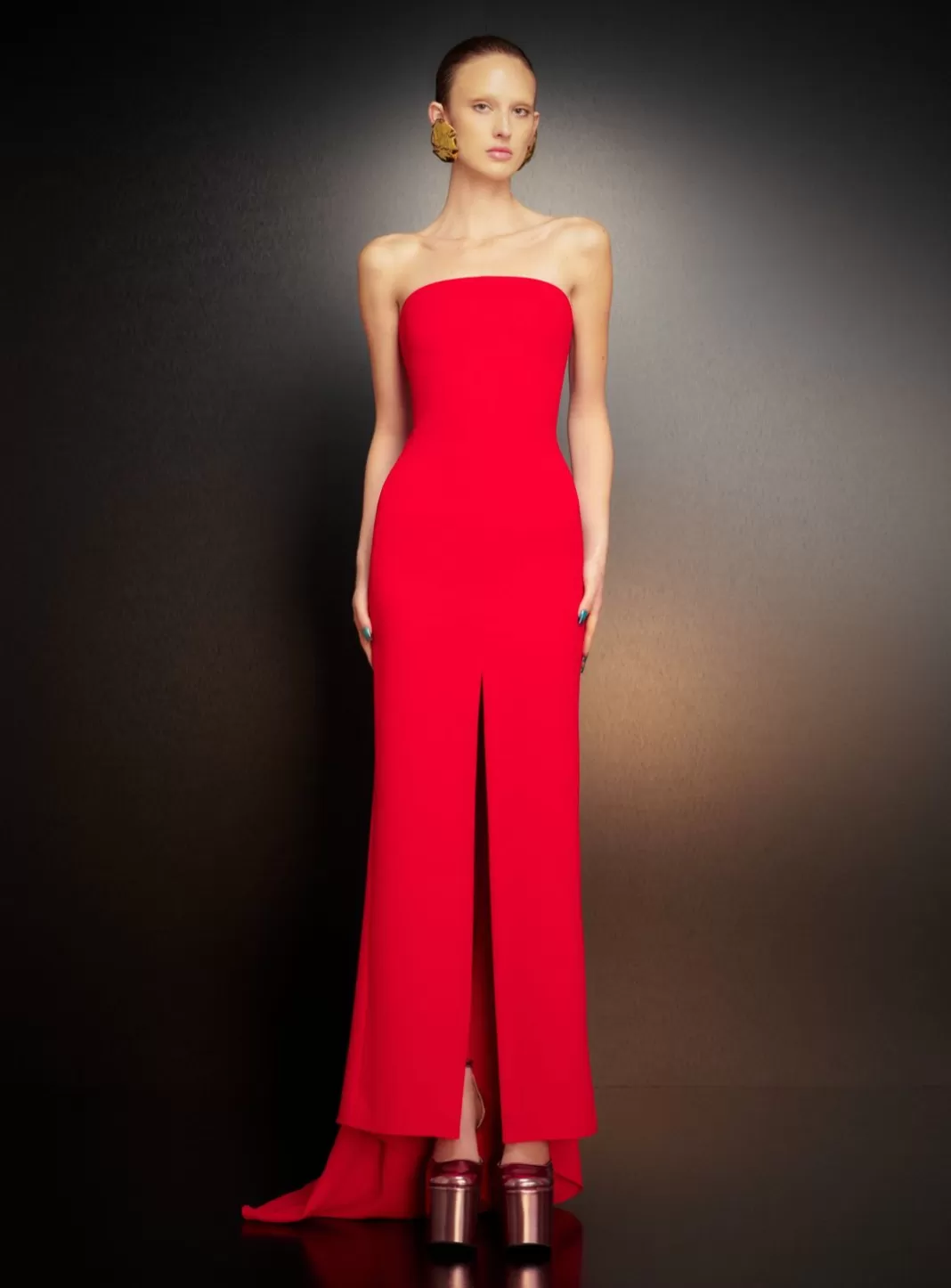 Solace London Dresses^The Willa Maxi Dress In Red