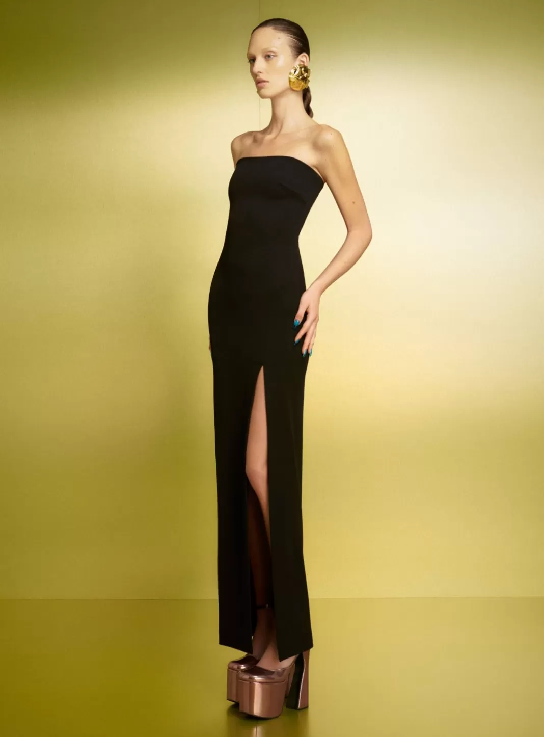 Solace London Dresses^The Zora Maxi Dress In Black